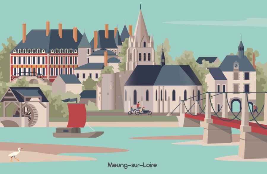 Meung-sur-Loire par Iconys