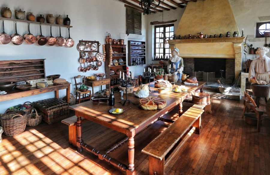 Château de Meung-sur-Loire, cuisine