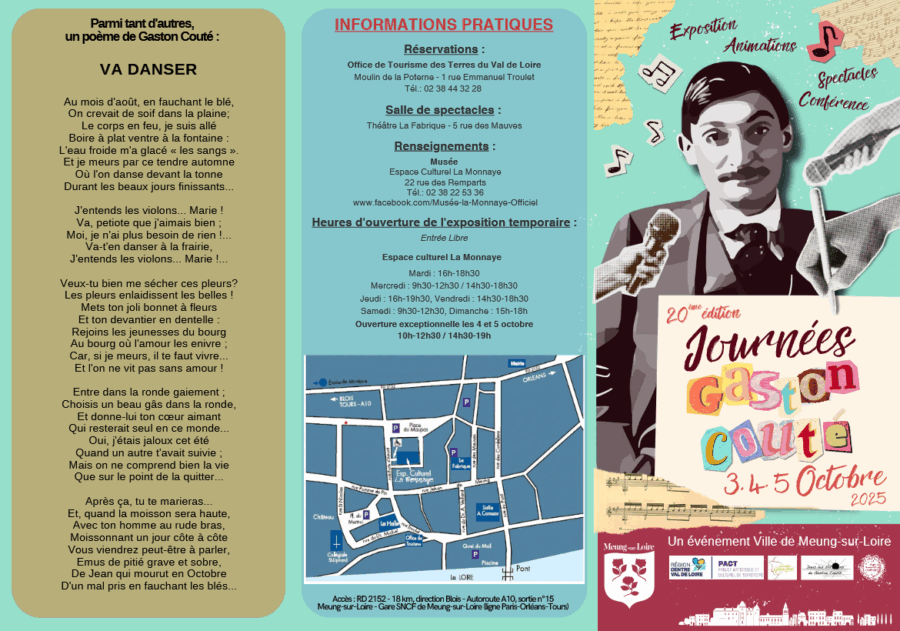 Programme 2025 - Journées Gaston Couté 