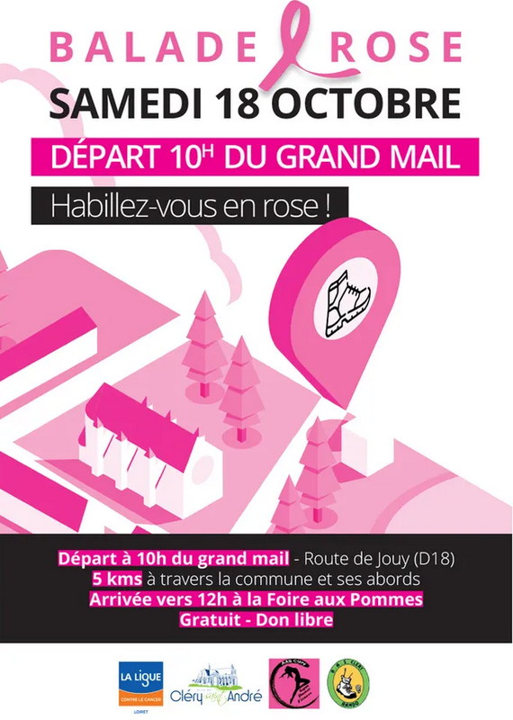 Octobre Rose à Cléry-Saint-André