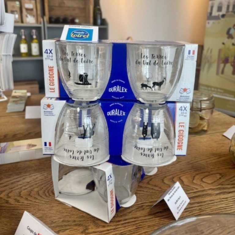 Lire la suite à propos de l’article Nouveauté boutique : les verres Duralex aux couleurs des Terres du Val de Loire